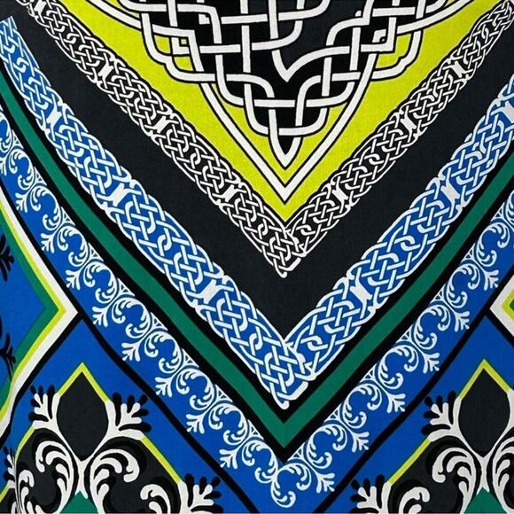 Laundry by Shelli Segal Shift Dress Psychedelic Retro Print Size Small - Picture 15 of 16